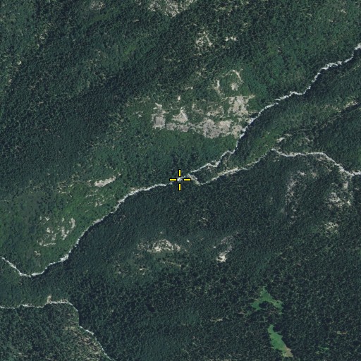 Aerial/Satellite Image of Granite Creek, CA