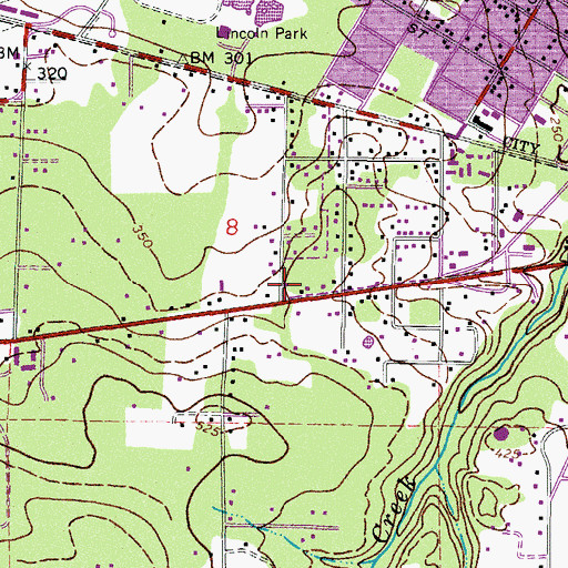 Topographic Map of Welcome Inn Trailer Court, WA
