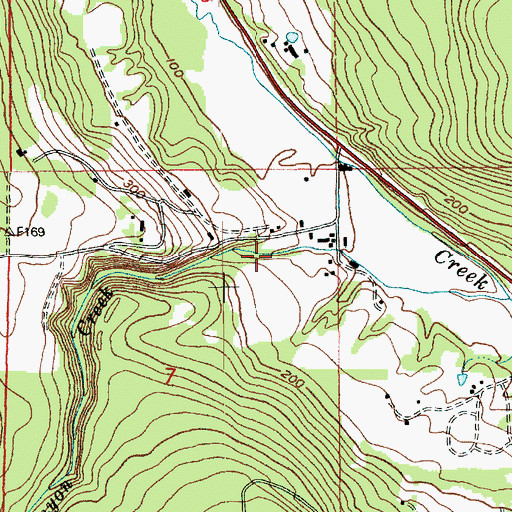 Topographic Map of The Members Club at Aldarra, WA