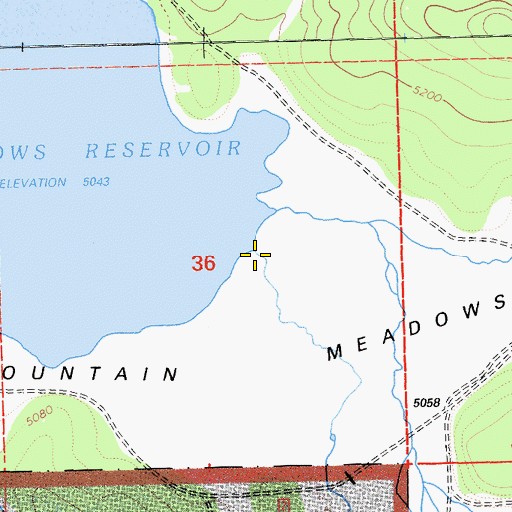 Topographic Map of Greenville Creek, CA
