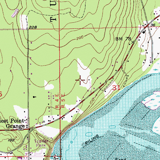 Topographic Map of The Church of Jesus Christ of Latter Day Saints, WA