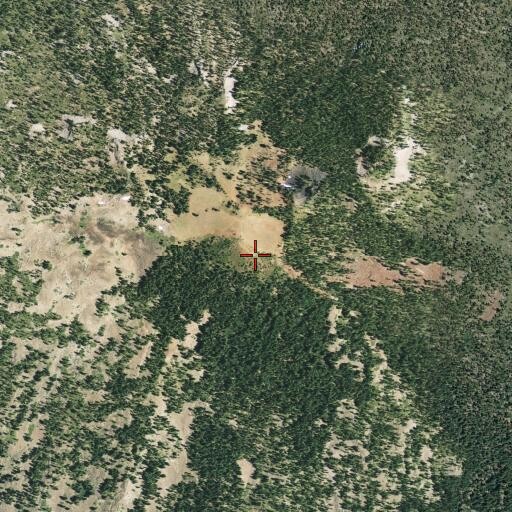 Aerial/Satellite Image of Mount Harkness, CA
