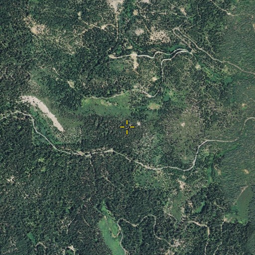 Aerial/Satellite Image of Hartman Bar Ridge, CA