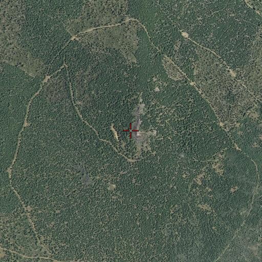 Aerial/Satellite Image of Harvey Mountain, CA