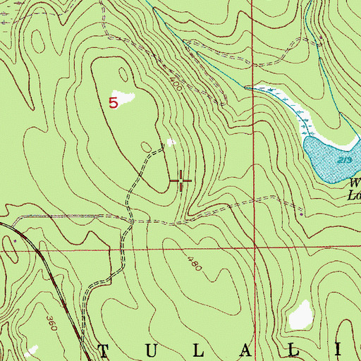 Topographic Map of Port Susan, WA