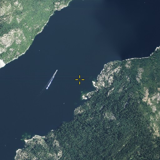 Aerial/Satellite Image of Hell Hole Reservoir, CA