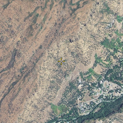 Aerial/Satellite Image of Butte Creek Canyon Census Designated Place, CA