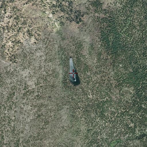 Aerial/Satellite Image of Hidden Lake, CA