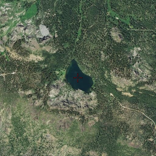Aerial/Satellite Image of Homer Lake, CA