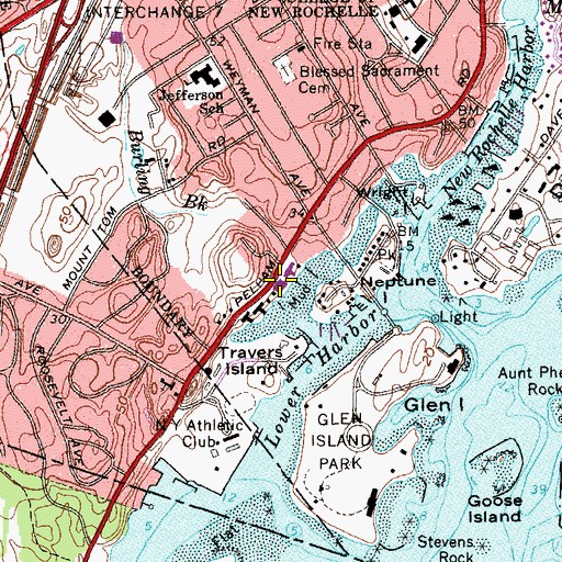 Topographic Map of Dumont Masonic Nursing Home, NY