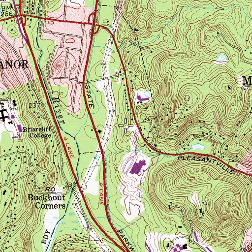 Topographic Map of Faith Lutheran Brethren Church, NY