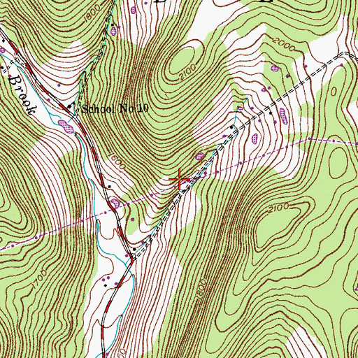 Topographic Map of Tabernacle of the Congregation, NY