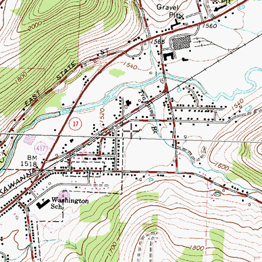 Topographic Map of The Church of Jesus Christ of Latter Day Saints, NY