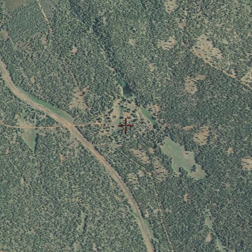 Aerial/Satellite Image of Jelly Spring, CA