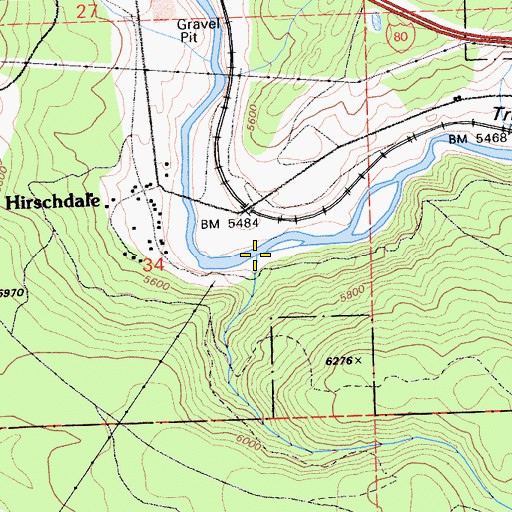 Topographic Map of Juniper Creek, CA