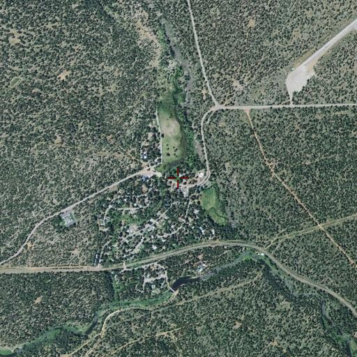 Aerial/Satellite Image of Clear Creek Volunteer Fire Protection District, CA
