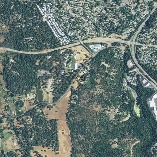 Aerial/Satellite Image of Nevada County Consolidated Fire District Administrative, CA