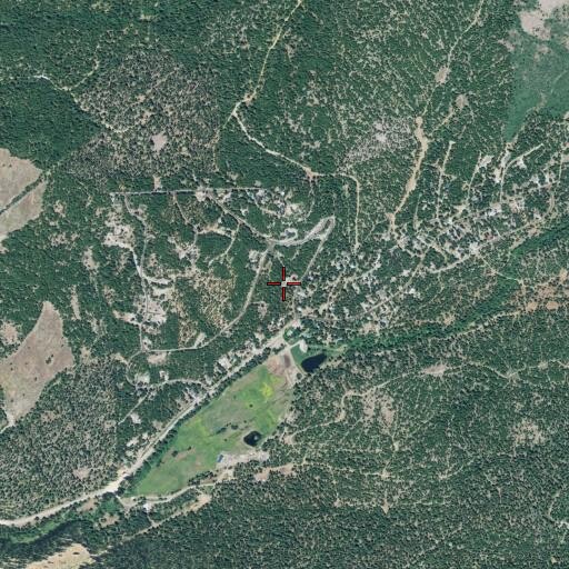 Aerial/Satellite Image of Greenhorn Creek Volunteer Fire Department, CA