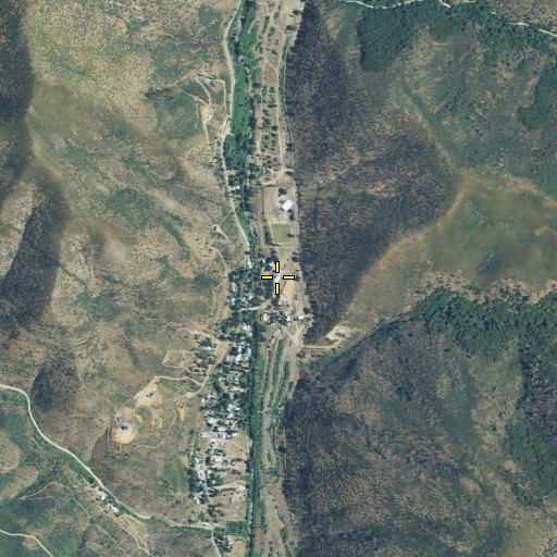 Aerial/Satellite Image of French Gulch Volunteer Fire Company, CA
