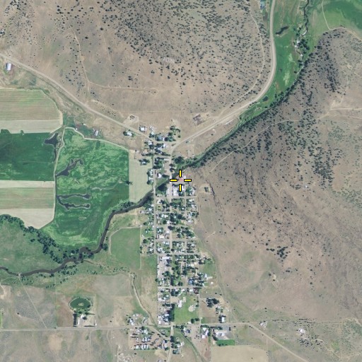 Aerial/Satellite Image of Adin Fire Protection District, CA