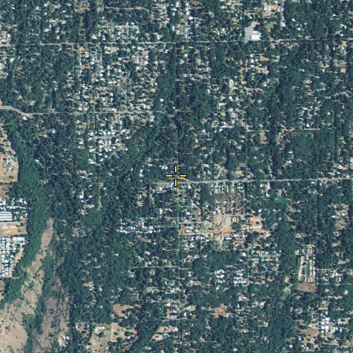 Aerial/Satellite Image of Paradise Fire Department Station 2, CA