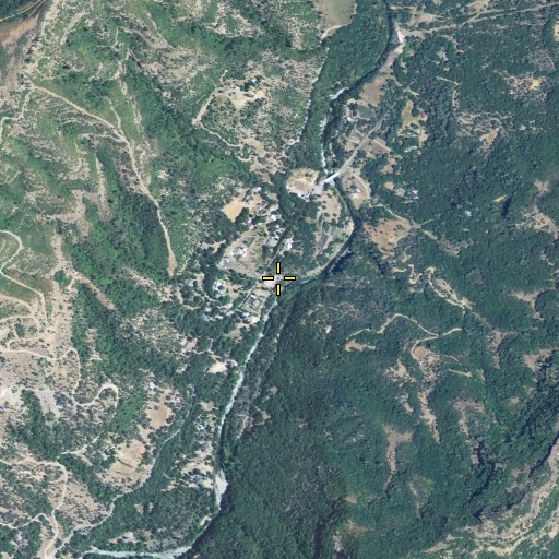 Aerial/Satellite Image of Butte County Fire Department Station 27, CA