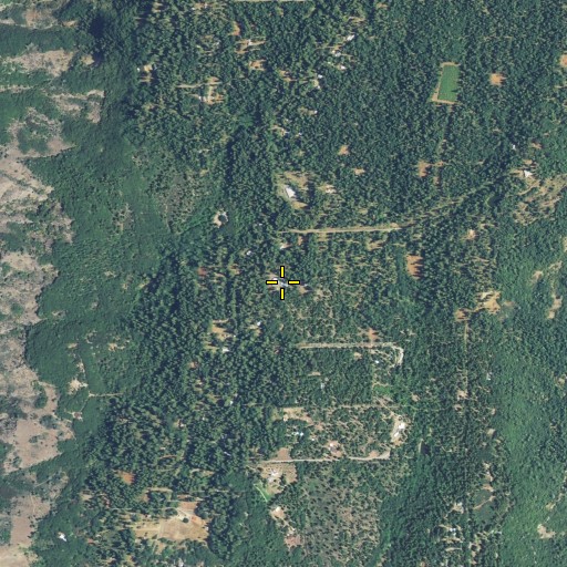 Aerial/Satellite Image of Butte County Fire Department Station 21, CA