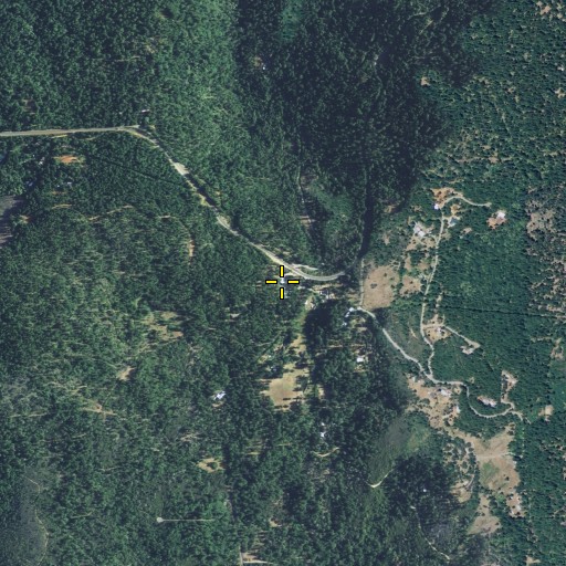 Aerial/Satellite Image of California Department of Forestry and Fire Protection Station 54 Robinson Mill, CA
