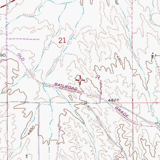 Topographic Map of Sonoita - Elgin Landfill, AZ