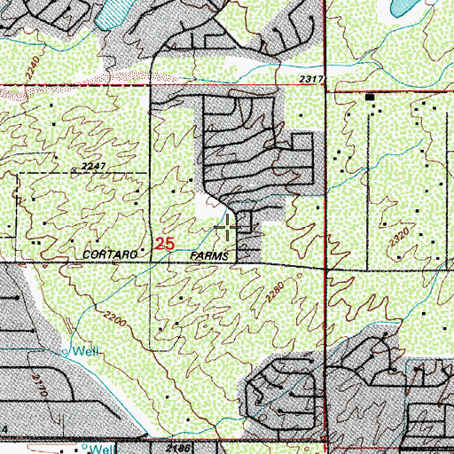 Topographic Map of Northwest Fire District Station 38, AZ