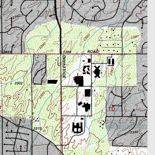 Topographic Map of Northwest Medical Center, AZ