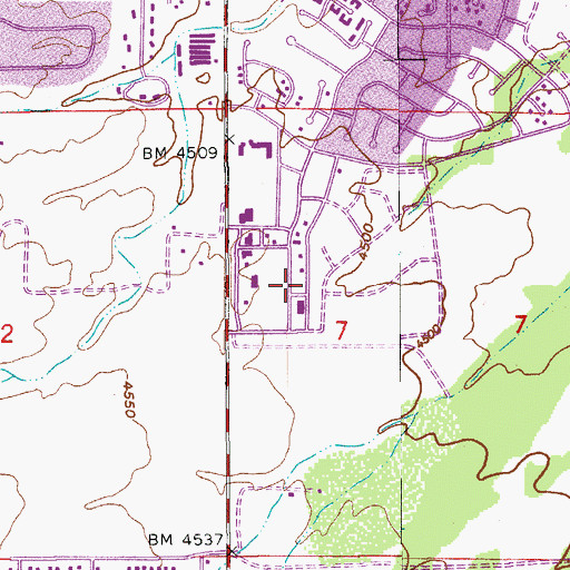 Topographic Map of Villa Vista Alzheimers Care, AZ