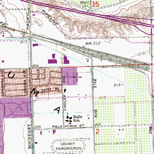 Topographic Map of Mount Zion Church, AZ