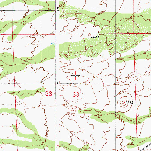 Topographic Map of Ruby Star Airpark, AZ