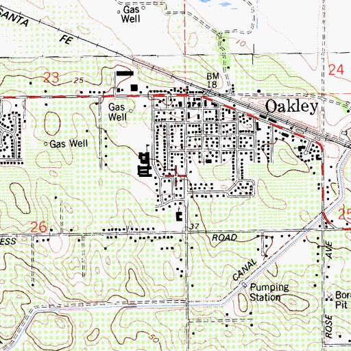 Topographic Map of East Contra Costa Fire Protection District Station 53, CA