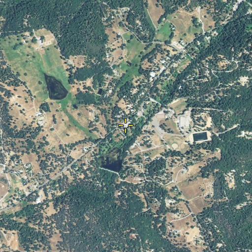 Aerial/Satellite Image of Department of Forestry and Fire Protection Station 50 Garden Valley, CA