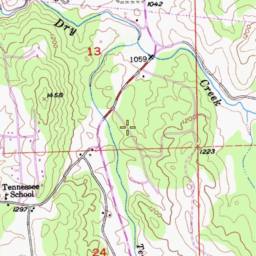 Topographic Map of Diamond Springs - El Dorado Fire Protection District Station 47, CA