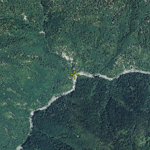 Aerial/Satellite Image of Little Bear Creek, CA