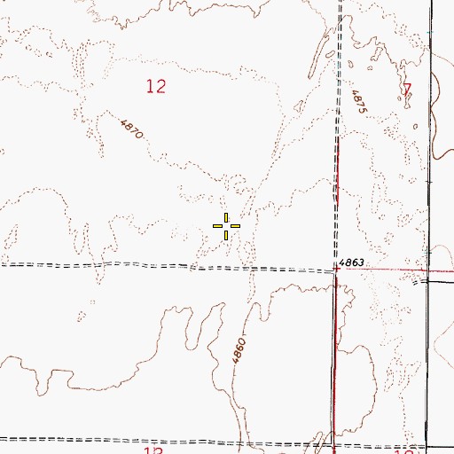 Topographic Map of Unified Fire Authority Fire Station 251 - Eagle Mountain, UT