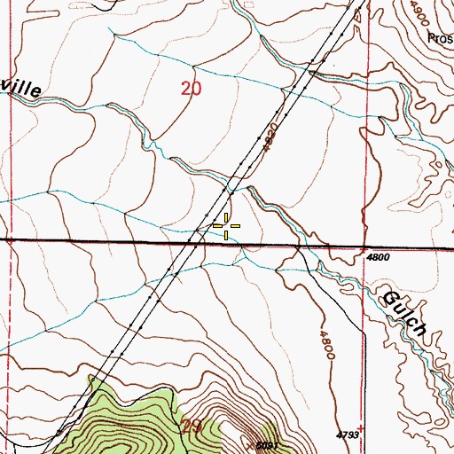 Topographic Map of Unified Fire Authority Fire Station 252 - Eagle Mountain, UT