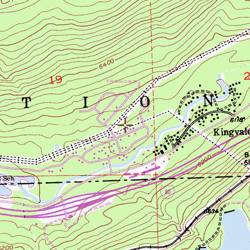 Topographic Map of Kingvale Census Designated Place, CA