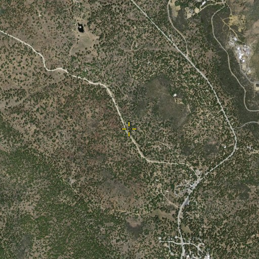 Aerial/Satellite Image of Mount Laguna Census Designated Place, CA