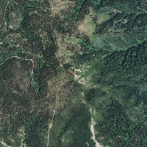 Aerial/Satellite Image of Lookout Rock, CA