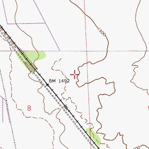 Topographic Map of San Tan Valley Census Designated Place, AZ