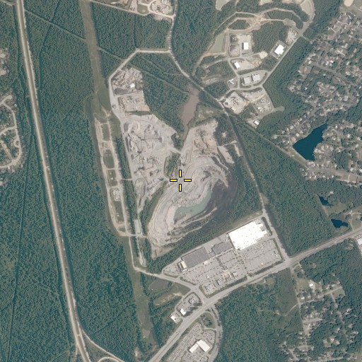 Aerial/Satellite Image of Midlothian Quarry, VA