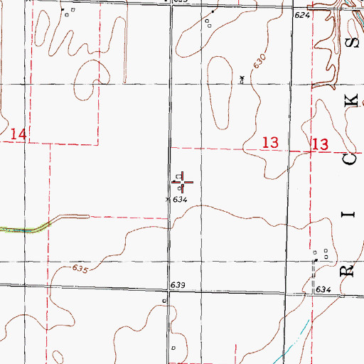Topographic Map of Vancil Farm, IL