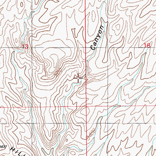 Topographic Map of Black Hills Arch, AZ