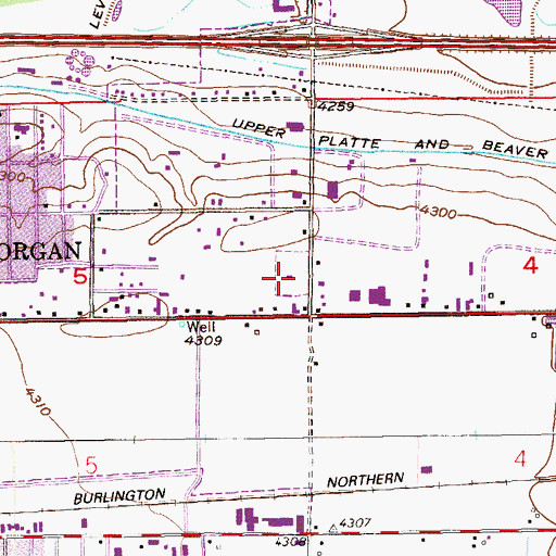 Topographic Map of Valley Drive-In, CO