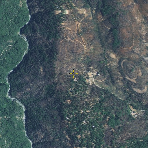 Aerial/Satellite Image of Madre de Oro Mine, CA