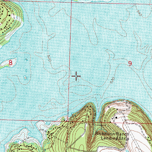 Topographic Map of Wagoner Non-Community, OK
